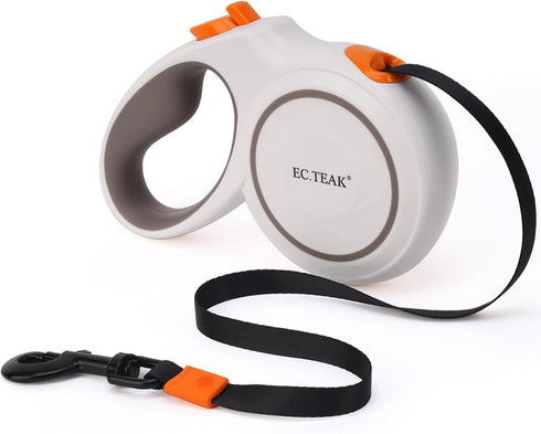 Retractable Dog Leash, 16 ft Strong Nylon Tape Lead for Pets up to 110lbs, Tangle-Free & Anti-Slip Handle