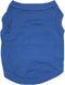 Petitebella Plain Single Color Puppy Dog Shirt (Small, Royal Blue)
