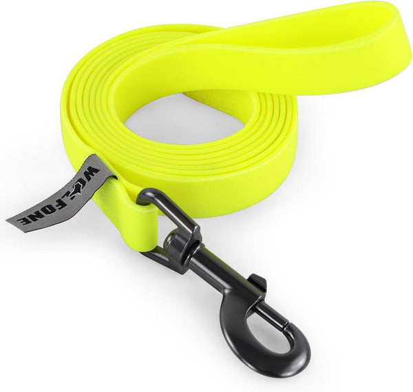 5ft Waterproof Yellow Dog Leash for Small Medium Large Dogs, Cute Color Leash for Boys Girly Dog