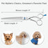 Moontay Professional Dog Grooming Scissors Kit, JP-440C Stainless Steel for Cutting and Trimming (8")