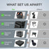 HAIGE Portable Toilet for Adults & Camping, XL Extra Large Folding Travel Toilet | New Upgrade Design for Car, Truck