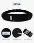 WATERFLY Running Belt Fanny Pack, Jogging Waist Pack for Men Women, Sport Exercise Fitness Phone Holder Belt