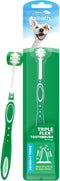 TropiClean Fresh Breath TripleFlex Toothbrush - 360-Degree Dog Dental Cleaning for Small & Medium Dogs