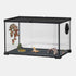 47" x 24" Large Reptile Carpet Mat, Bedding Substrate Liner for Bearded Dragon, Snake, Lizard, Tortoise (Grey)