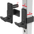 Kipika J-Hooks for 2" x 2" Power Rack, Heavy Duty Steel Hooks with Rubber Pads, Set of 2