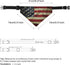 Fourth of July Dog Bandanas with Adjustable Buckle, American Flag Pet Triangle Scarf, Washable Dog Collar