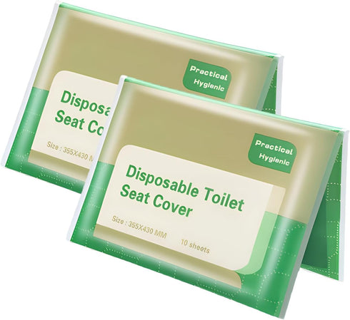 YOFAN (20) Disposable Toilet Seat Covers, Flushable Travel Disposable Toilet Seat Covers for Adults Kids Potty