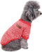 Jecikelon Red Dog Sweater for Small Dogs XXS XS, Soft Winter Clothing Warm Outfit for Puppies, Cat Apparel