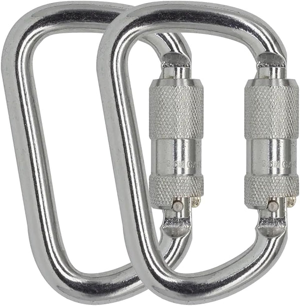 BYANG Auto Locking Carabiner 45KN=10000lbs Heavy Duty Large Clip Climbing Carabiner Twist Lock