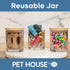 One Fur All Apple Candle for Pet Odor - Plant-Based Soy Candle with 60 Hour Burn Time - Apple Cider