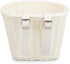 Kid's Bicycle Basket, Colored Tassels Wicker Front Handlebar Bike Basket with Streamers, Bell, and Stickers