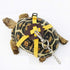 Leather Harness Strap for Tortoise/Turtle Pet Walking Lead Control Rope, Chest Collar (M)