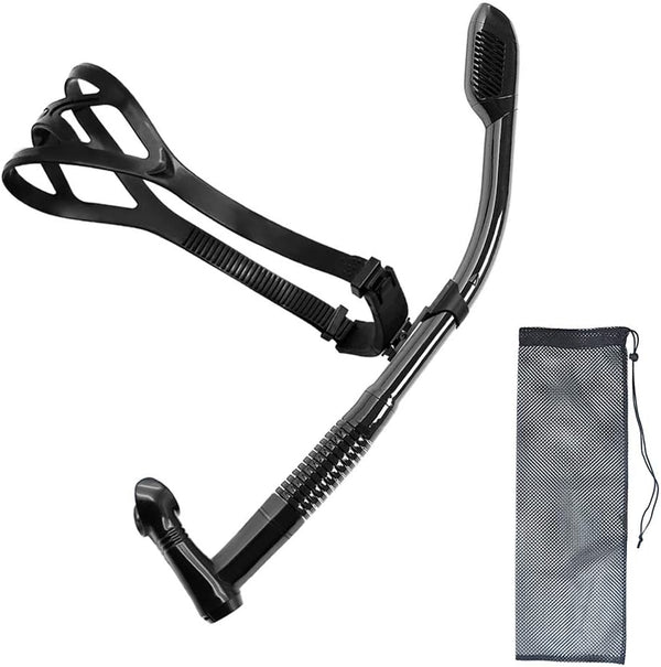 Rotate Function Swim Snorkel for Training Swimming Front Snorkel with Comfortable Mouthpiece for Pool Diving