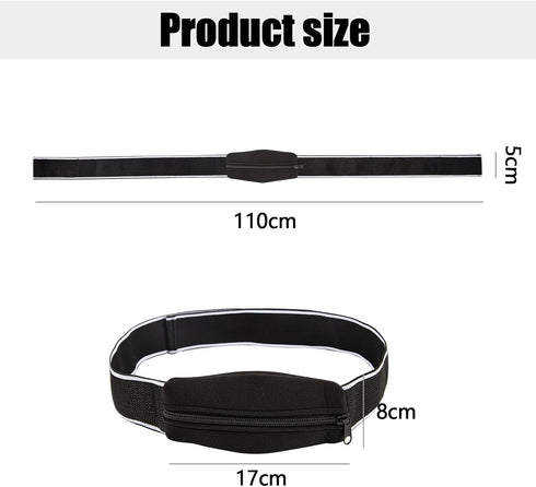 LJHYSD Insulin Pump Belt, Expandable Medical Waist Pouch, Diabetic Running Belt with Pocket, Adjustable Waist, Diabetic
