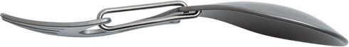 Kershaw Ration Multi Tool Spork, Stainless Steel Spoon, Fork, Carabiner, Bottle Opener, Regular and XL Sizes