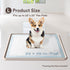 25 25 Pee Pad Tray Holder for Dogs - Fits Up to x in. Square Potty Training Pads No Spill Raised Lip High Edge Silicone