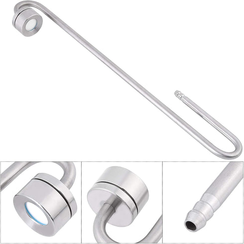 Co2 Diffuser, Stainless Steel Carbon Dioxide Diffuser for Fish Tank Supplies, Aquarium Equipment (L 300mm)