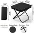 AOCPO Portable Ultralight Travel Stool, Compact Folding Camping and Fishing Stool, Mini Folding Chair, Adult Pocket