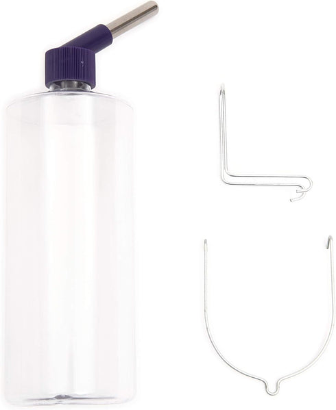 Lixit Standard Cage Water Bottles, 32 Ounce, Clear, for Rabbits, Ferrets, Guinea Pigs, and Other Small Animals