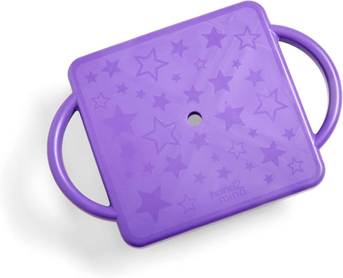 hand2mind Purple Indoor Scooter Board with Safety Handles for Kids Ages 6-12, Pack of 1, Physical Education Supplies