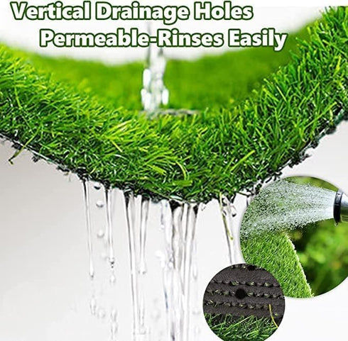 SSRIVER Pad,50.1x30.5In Dog Grass Fake Grass for Dogs,Artificial Grass Pee Pad for Puppies Potty Training Indoor