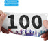 18x10 cm Durable Waterproof Running Bib Numbers - Multicolor
