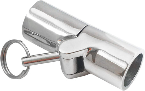 keehui 316SS Marine Grade Boat Pipe Connector, Stainless Steel Swivel Coupling
