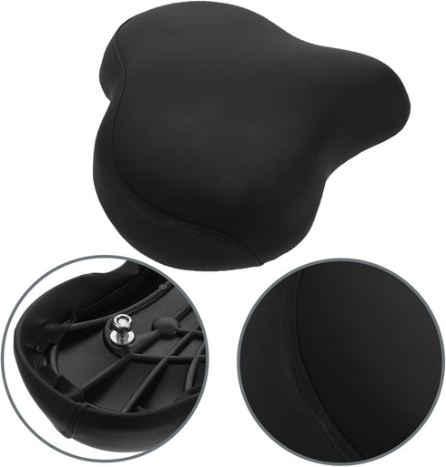 1pc Yardwe Exercise Bike Seat Cushion Breathable Padded Cover for Men Women Compatible Stationary Bikes Easy