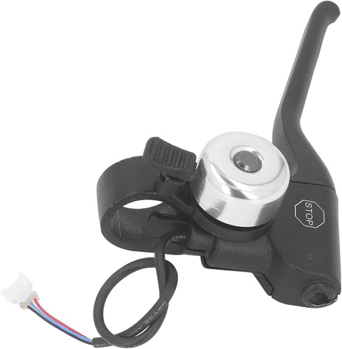 Left Brake Lever, Nylon and Metal Replacement Handle with Bell for GOTRAX Electric Scooter