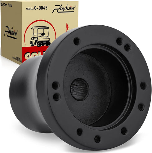 Golf Cart Steering Wheel Adapter for YAMAHA by Roykaw in Black