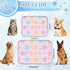imiBBWQu Summer 27" 22" Cooling Pad Starfish Jellyfish Purple Outdoor Mat for Dogs Washable Cooling Pads Self-Cooling