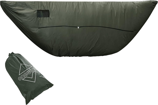 Onewind Premium Hammock Zipper Windsock for Netted Hammock, Lightweight Wind-Resistant Protector for Cold Weather, OD