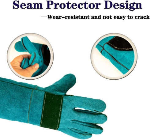 Animal Handling Glove - Anti Scratch Protective Gloves for Training Dogs, Cats, and Other Animals