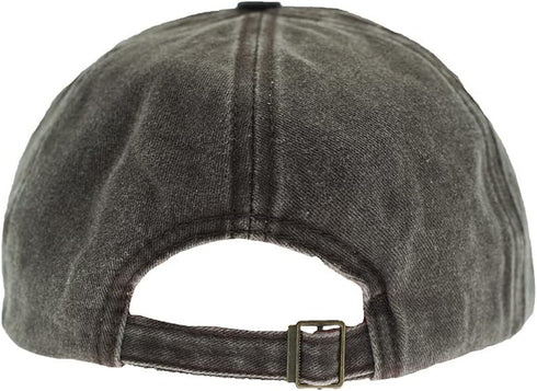 Vintage Baseball Cap, 100% Cotton Washed Denim Trucker Cap, Motorcycle Print Outdoor Sun Hat