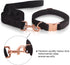 Velvet Dog Collar and Leash Set for Small Medium Large Dogs, Training & Walking Leash