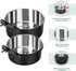 Dog Crate Water Bowl No Spill, 2 Pack Dog Crate Bowls Hanging, Kennel Water Food Bowls Mountable, Pet Cage Accessories Feeder Dish, Stainless Steel Coop Cup for Cat Puppy Bunny Guinea Pig Ferret Bird