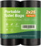 Winmoom 50 portable toilet bags for camping, 8 Gallon 1.3 Mil Thickened Compostable