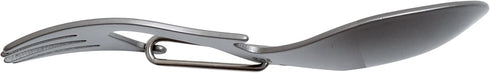 Kershaw Ration Multi Tool Spork, Stainless Steel Spoon, Fork, Carabiner, Bottle Opener, Regular and XL Sizes