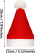 4 Pieces Dog Santa Hat Christmas Pet Hats - Costumes for Dogs and Cats Christmas Supplies