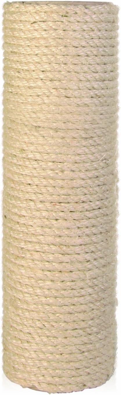 TRIXIE Replacement Sisal Post for Scratching Posts, Cat Trees and Towers, 3.5 in x 11.8 in (9 x 30 cm)