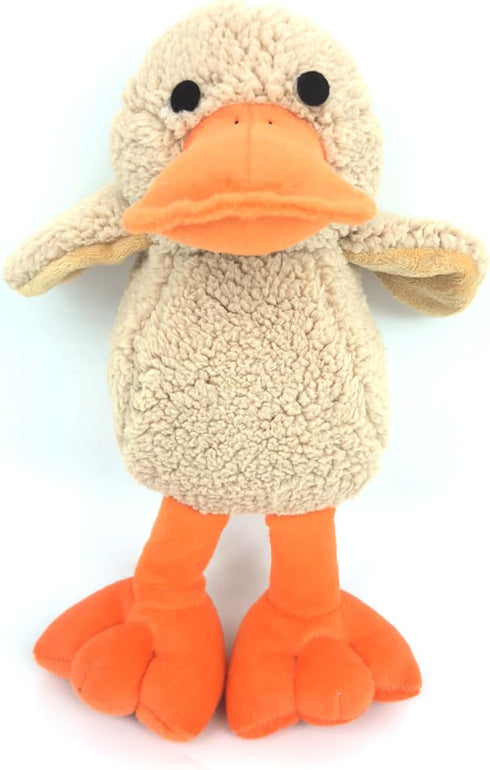Soft Stuffed Duck Squishy Toy, Plush Squeaky Toy for Dogs, Puppy Toys