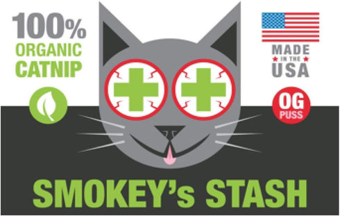 Smokey's Stash Cat Catnip Spray and Dried Organic Catnip Combo, Maximum Potency Bundle