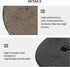 Keenso Bike Brake Pads Set, Shock Proof Resin Semi-Metal Disc Brake Pads Accessory (LE-21R)