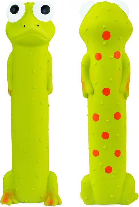 3 Pack 9" CHIWAVA Squeaky Latex Dog Toys Standing Stick Animal Puppy Fetch Interactive Play for Small Medium Dogs