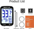 2.4" Bike Speedometer GPS Wireless Cycling Computer Auto Start/Stop, Auto Backlight, Waterproof Bicycle Odometer MPH