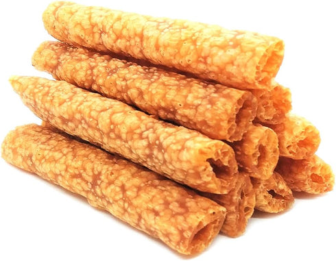 Chicken Dog Chew Sticks, Puffed Human Grade Dog Treat Sticks, Rawhide Alternative, Easy to Digest, 10pcs/Pack