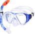 Kids Snorkel Set, Anti-Fog Diving Mask & Swimming Goggles, Dry Top Snorkel Equipment for Ages 5-10