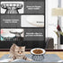 Elevated Cat Bowl, Raised Ceramic Cat Dish with Metal Stand, Pet Feeding Station for Indoor Cats, Kittens, Puppies,