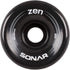 Sonar Wheels - Zen - Quad Roller Skate Wheels - 4 Pack of 32mm x 62mm 85A Wheels | Black