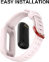 GELISHI Band for Fitbit Luxe, Waterproof Sports Band with Rugged Bumper Case for Women Men (TPU Wristband)